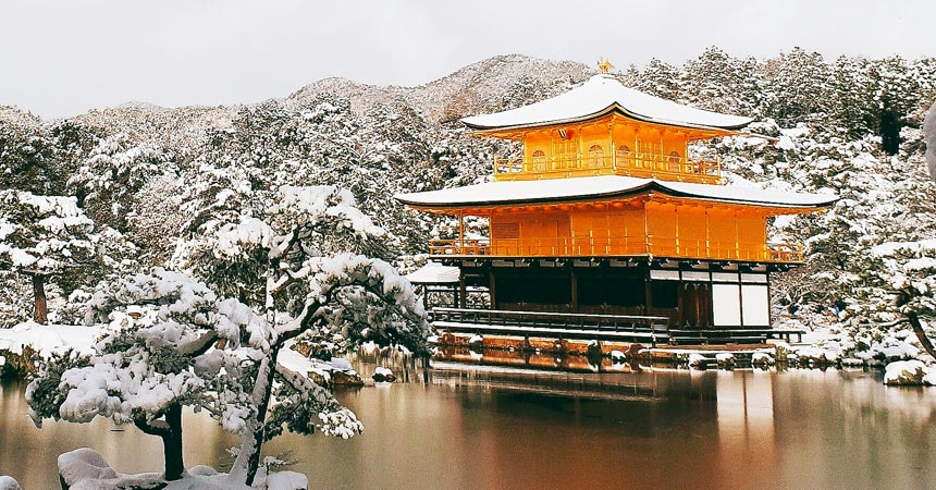 【京都雪景】 金閣寺雪上妝 日本奇景之一  金閣寺雪景 拍攝需要注意的幾件事