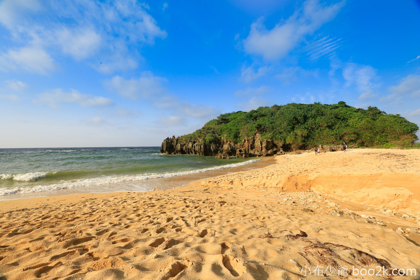 沖繩景點｜古宇利島トケイ浜，傳說會讓人幸福的peace貝殼沙灘