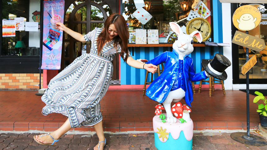 【曼谷美食】Perhaps Rabbit & pop me up愛麗絲夢遊仙境主題甜點咖啡廳