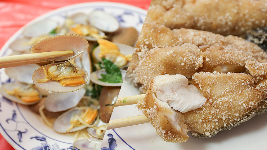 【小琉球美食】中將海產店 港邊合菜料理 獨特的炸魚片好好吃啊!!