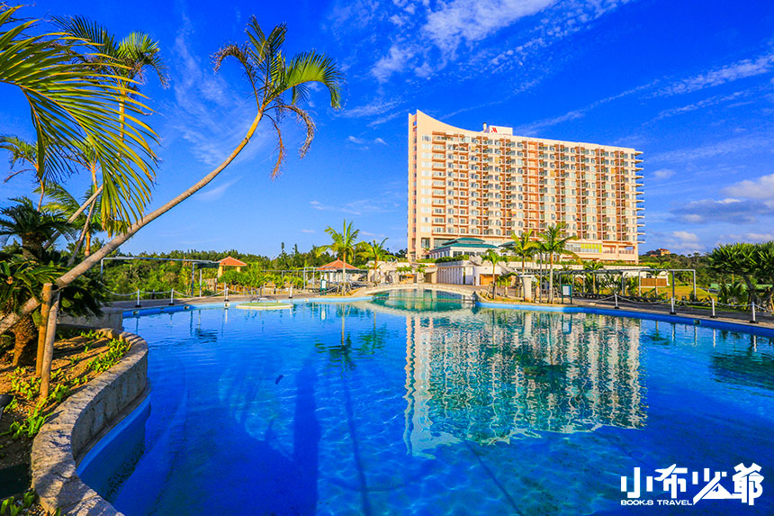 沖繩住宿｜沖繩萬豪Spa度假飯店，大型滑水道的海景飯店Okinawa Marriott Resort & Spa