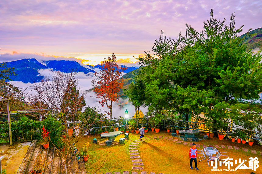 拉拉山住宿｜雲莊民宿，拉拉山上巴陵可觀雲河美景的民宿