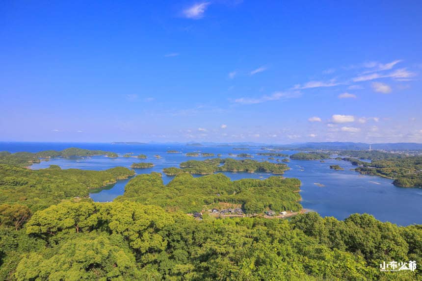 九十九島展望台海景