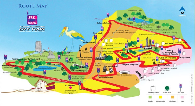 [2013馬來西亞]吉隆坡 自由行超簡單!雙層觀光巴士 躍上躍下(KL HOP ON HOP OFF）暢遊22個熱門景點!