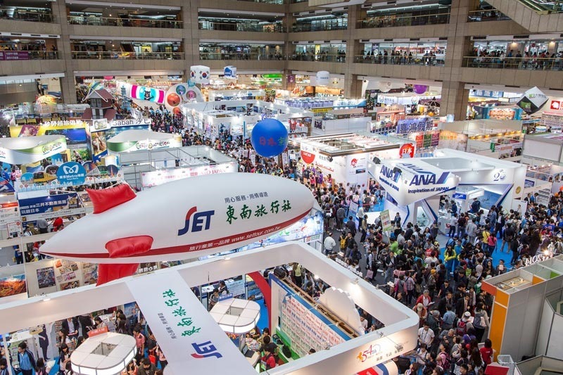 2014台北國際旅展展場俯瞰