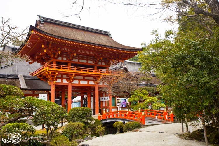 [京都]上賀茂神社 久我神社 可愛白馬、烏鴉祈福籤
